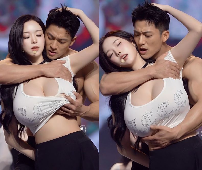 육감적이고 아름다운 소녀